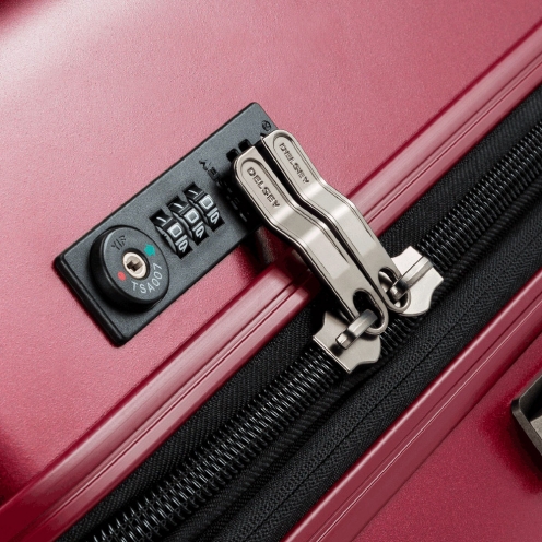 ست کامل چمدان مسافرتی دلسی پاریس مدل واوین سایز بزرگ ، متوسط و کابین رنگ قرمز دلسی ایران -DELSEY PARIS  VAVIN 00207398004 delseyiran 4