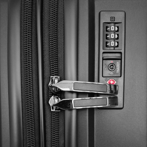 خرید چمدان مسافرتی آلفونسی مدل آلفا سایز متوسط رنگ مشکی چمدان ایران – ALFONSI ALPHA 00250881000 chamedaniran 3