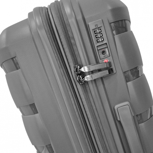 قیمت و خرید سری کامل چمدان مسافرتی آلفونسی مدل آلفا سایز بزرگ ، متوسط ، کابین رنگ نوک مدادی چمدان ایران – CHAMEDANIRAN ALFONSI 00250898501 2