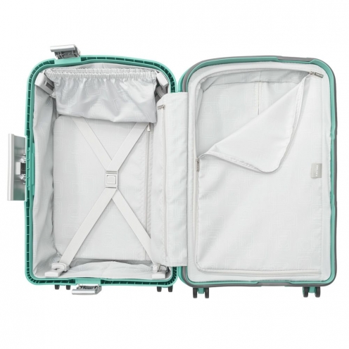 چمدان مسافرتی دلسی پاریس مدل بلفورت پلاس سایز کابین رنگ سبز 1