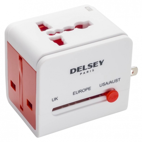 خرید و قیمت آداپتور برق دلسی رنگ سفید دلسی ایران – TN UNIVERSAL ELECTRICAL ADAPTOR 00235282002 delseyiran 1