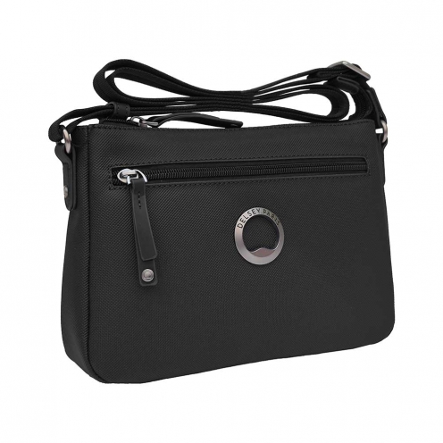 خرید کیف دوشی کراس بادی دلسی مدل لپیک رنگ مشکی چمدان ایران - DELSEY PARIS LEPIC CROSSBADY BAG 00600834000 chamedaniran 1