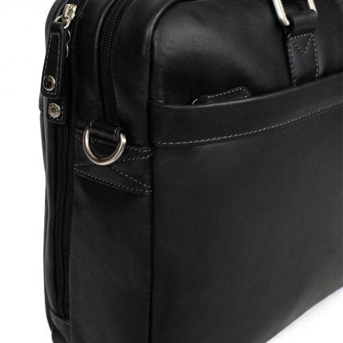 خرید کیف لپ تاپ هگزاگونا 15 اینچ مدل فلین رنگ مشکی چمدان ایران - HEXAGONA Briefcase 15'' 1548350100 2