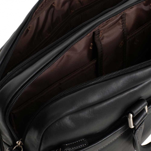 خرید کیف لپ تاپ هگزاگونا 15 اینچ مدل فلین رنگ مشکی چمدان ایران - HEXAGONA Briefcase 15'' 1548350100 3