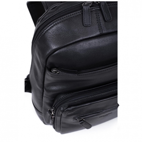 خرید کوله پشتی تبلت هگزاگونا 13مدل سافت رنگ مشکی  چمدان ایران - HEXAGONA Backpack Tablet Leather 22A61860100 2