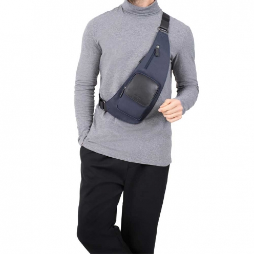 خرید کیف دوشی هگزاگونا تک بند مدل تراول رنگ مشکی چمدان ایران - HEXAGONA Monostrap backpack 2991550100 4