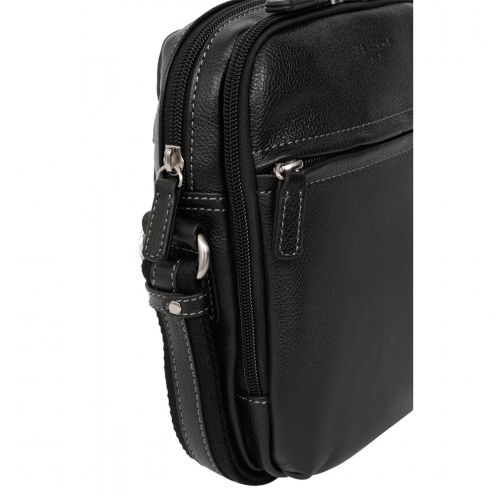 خرید کیف دوشی هگزاگونا مدل کانفورت رنگ مشکی چمدان ایران - 4631070100 HEXAGONA Messenger bag CONFORT 3