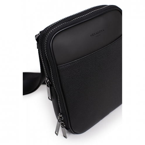 خرید کیف دوشی هگزاگونا مدل اودیسه رنگ مشکی چمدان ایران - 4899370100 HEXAGONA Messenger bag ODYSSEY 2