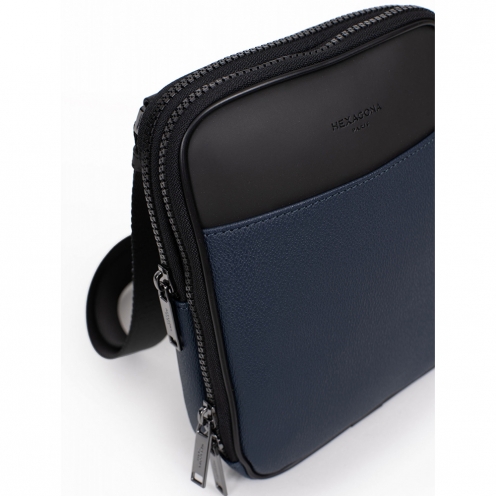 خرید کیف دوشی هگزاگونا مدل اودیسه رنگ سرمه ای چمدان ایران - 4899376400 HEXAGONA Messenger bag ODYSSEY 3