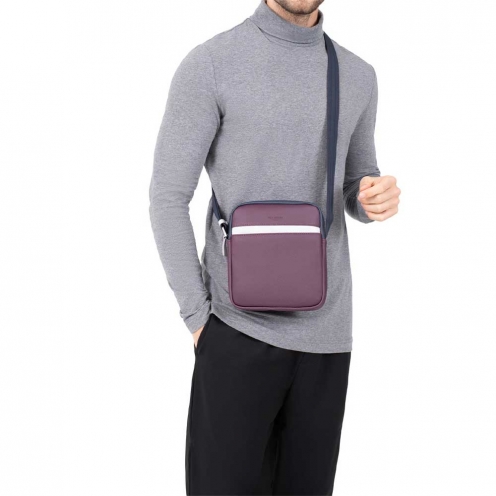 خرید کیف دوشی هگزاگونا مدل مستر رنگ زرشکی چمدان ایران - HEXAGONA Messenger bag Synthetic 5867611950 4