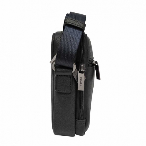 خرید کیف دوشی دلسی مدل کاستین رنگ مشکی چمدان ایران - 00600211700 delsey paris Custine chamedaniran 1