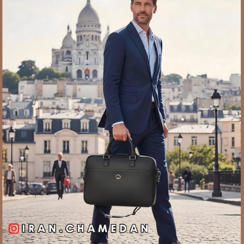 خرید کیف دستی دلسی مدل کاستین رنگ مشکی دلسی ایران - 00600216300 delsey paris Custine delseyiran 1