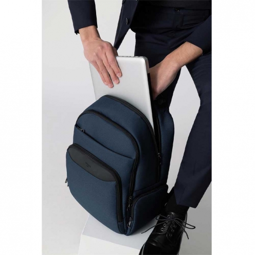 خرید کوله پشتی هگزاگونا مدل پارتنر 13 اینچ رنگ سرمه ای چمدان ایران - HEXAGONA Backpack PARTNER 13