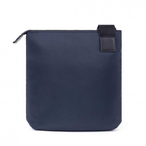 خرید کیف دوشی هگزاگونا مدل هوریزون رنگ سرمه ای چمدان ایران - HEXAGONA Messenger bag Nylon with split leather HORIZON 7662813700 chamedaniran 1