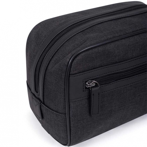 خرید کیف دستی هگزاگونا مدل مرکور رنگ خاکستری چمدان ایران - HEXAGONA Wash bag Nylon with dull colored synthetic MERCURE 9861933300 chamedaniran 2