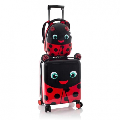 خرید کوله پشتی هیس ست کوله و ترولی بچه گانه لیدی باگ چمدان ایران -13149308700 LADY BUG Super Tots Lady Bug - Kids Luggage & Backpack Set 10