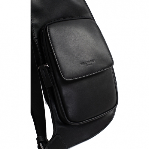 خرید کیف دوشی هگزاگونا مدل سافت استدیو رنگ مشکی چمدان ایران  - 2298590100 HEXAGONA Waist bag - Leather  3