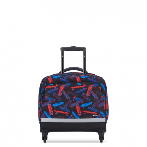 خرید و قیمت کیف چرخ دار مدرسه ای 15.6 اینچ دلسی پاریس رنگ مشکی دلسی ایران - DELSEY PARIS HORIZONTAL TROLLEY BACKPACK 00339145200 delseyiran 2