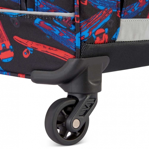 خرید و قیمت کیف چرخ دار مدرسه ای 15.6 اینچ دلسی پاریس رنگ مشکی دلسی ایران - DELSEY PARIS HORIZONTAL TROLLEY BACKPACK 00339145200 delseyiran 5