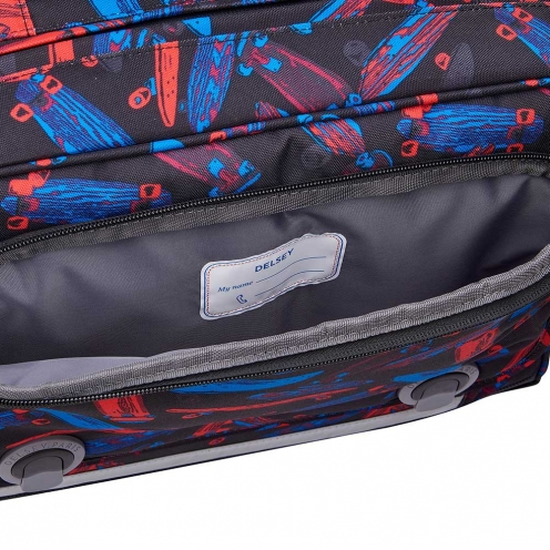 خرید و قیمت کیف چرخ دار مدرسه ای 15.6 اینچ دلسی پاریس رنگ مشکی دلسی ایران - DELSEY PARIS HORIZONTAL TROLLEY BACKPACK 00339145200 delseyiran 6
