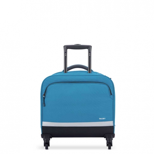 خرید و قیمت کیف چرخ دار مدرسه ای 15.6 اینچ دلسی پاریس رنگ آبی دلسی ایران - DELSEY PARIS HORIZONTAL TROLLEY BACKPACK 00339145232 delseyiran 2