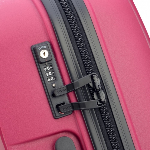 چمدان مسافرتی دلسی پاریس مدل بلفورت سایز خیلی بزرگ رنگ صورتی 4
