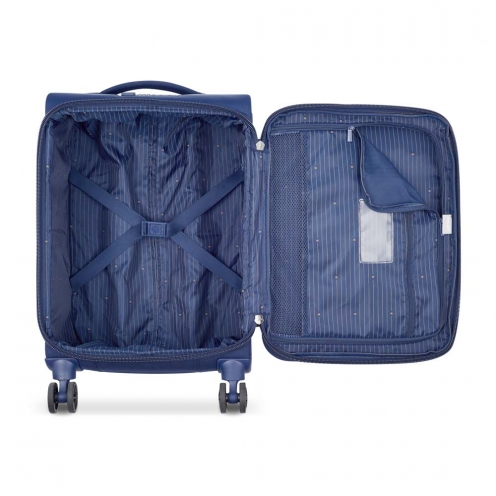 قیمت و خرید چمدان دلسی مدل براچنت 2 سایز کابین رنگ آبی دلسی ایران - DELSEY PARIS BROCHANT 2.0 delseyiran 00225680102 1