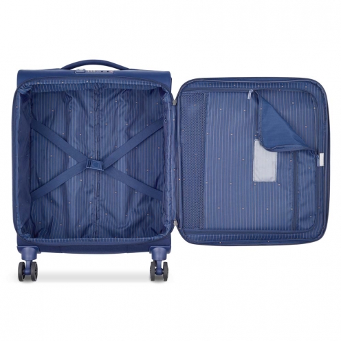 خرید چمدان دلسی مدل براچنت 2 سایز اسلیم کابین رنگ آبی دلسی ایران - DELSEY PARIS BROCHANT 2.0 delseyiran 00225680302 1