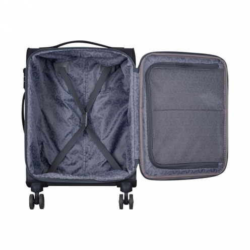 قیمت چمدان دلسی مدل کارنوت سایز کابین رنگ مشکی دلسی ایران  -DELSEY PARIS CARNOT 00303880100 delseyiran 1
