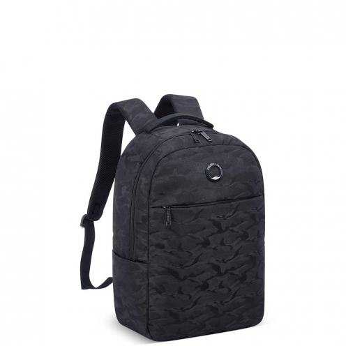 خرید کوله پشتی لپ تاپی دلسی مدل سیتی پک 15.6 اینچ رنگ مشکی استتاری دلسی ایران - DELSEY PARIS CITYPAK BACKPACK 00391060010 delseyiran 1