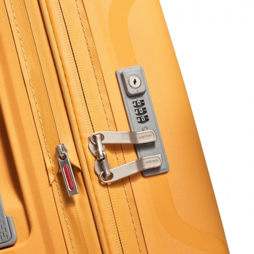 قیمت و خرید چمدان مسافرتی دلسی مدل کلاول سایز متوسط رنگ زرد دلسی ایران – DELSEY PARIS CLAVEL 00384582005 delseyiran 4