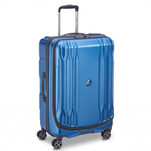 خرید و قیمت چمدان دلسی مدل اکلیپس دولوکس سایز متوسط رنگ آبی دلسی پاریس  – DELSEY PARIS ECLIPSE DLX 00208082002 delseyiran 1