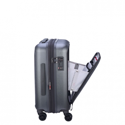 چمدان مسافرتی دلسی پاریس مدل گرنل سایز کابین رنگ نوک مدادی 2