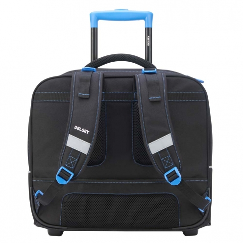 قیمت کیف چرخ دار مدرسه ای افقی 15.6 اینچ کودک دلسی پاریس رنگ مشکی دلسی ایران - DELSEY PARIS TROLLEY BACKPACK 2019 00339265100 delseyiran 2