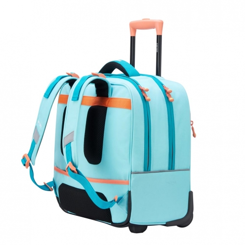 خرید کیف چرخ دار مدرسه ای افقی 15.6 اینچ کودک دلسی پاریس رنگ  آبی چمدان ایران - DELSEY PARIS TROLLEY BACKPACK 00339265112 chamedaniran 5