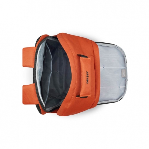 خرید کوله پشتی لپ تاپی دلسی مدل سکیوربن 15.6 اینچ رنگ نارنجی دلسی ایران - DELSEY PARIS SECURBAN BACKPACK 00333460325 delseyiran 1