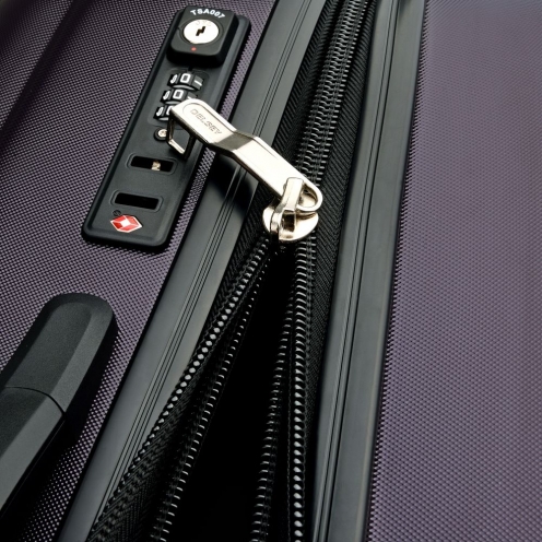 چمدان مسافرتی دلسی پاریس مدل سگور سایز متوسط رنگ بنفش 2