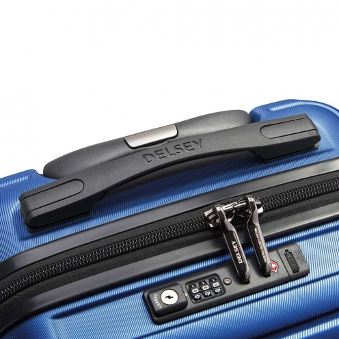 خرید چمدان دلسی پاریس مدل شادو 5 سایز کابین رنگ آبی دلسی ایران  - SHADOW 5 DELSEY PARIS 00287880102 delseyiran 1