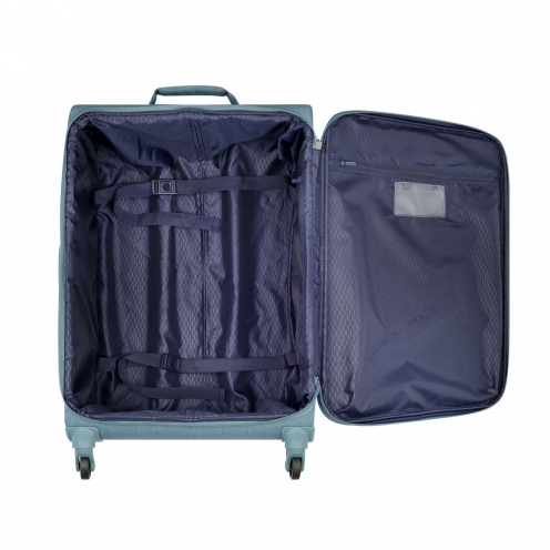 چمدان مسافرتی دلسی پاریس مدل دافین سایز متوسط رنگ آبی 2