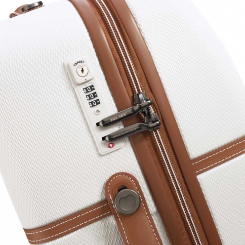 خرید چمدان دلسی مدل چاتلت ایر سایز بزرگ رنگ سفید شیری دلسی ایران - delsey paris CHÂTELET AIR  00167282015 delseyiran 3