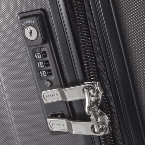 چمدان مسافرتی دلسی پاریس مدل سگور سایز متوسط رنگ خاکستری 1