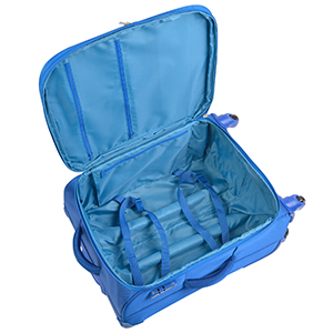خرید چمدان مسافرتی دلسی پاریس مدل فلایت سایز کابین رنگ آبی دلسی ایران -DELSEY PARIS  FLIGHT  00023480112 delseyiran