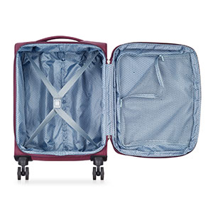 خرید چمدان چهار چرخ دلسی مدل مارینگ سایز کابین رنگ بنفش چمدان ایران – DELSEY PARIS MARINGA chamedaniran 00390980108