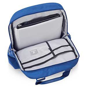 خرید کوله پشتی لپ تاپ دلسی 15 اینچ مدل لجر 2 رنگ آبی چمدان ایران -00370760022 chamedaniran delsey paris LEGERE