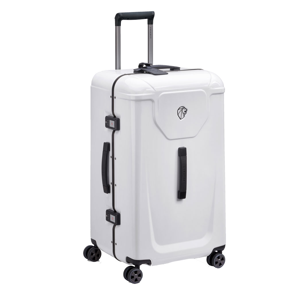 خرید چمدان دلسی مدل پژو سایز متوسط رنگ سفید چمدان ایران - delsey paris PEUGEOT VALISE 00100681857 chamedaniran