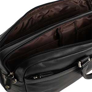 خرید کیف لپ تاپ هگزاگونا 15 اینچ مدل فلین رنگ مشکی چمدان ایران - HEXAGONA Briefcase 15'' 1548350100