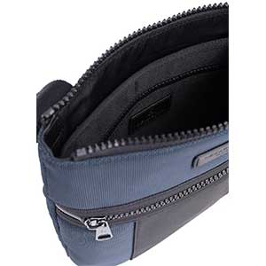 خرید و قیمت کیف دوشی هگزاگونا مدل هوریزون رنگ سرمه ای چمدان ایران - HEXAGONA Messenger bag Nylon with split leather HORIZON 7662813700 chamedaniran خرید و قیمت کیف دوشی هگزاگونا مدل هوریزون رنگ سرمه ای چمدان ایران - HEXAGONA Messenger bag Nylon with split leather HORIZON 7662813700 chamedaniran