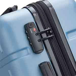 قیمت و خرید چمدان کابین دلسی مدل کاملیا رنگ آبی چمدان ایران - DELSEY PARIS CAMELIA 00393280112 chamedaniran