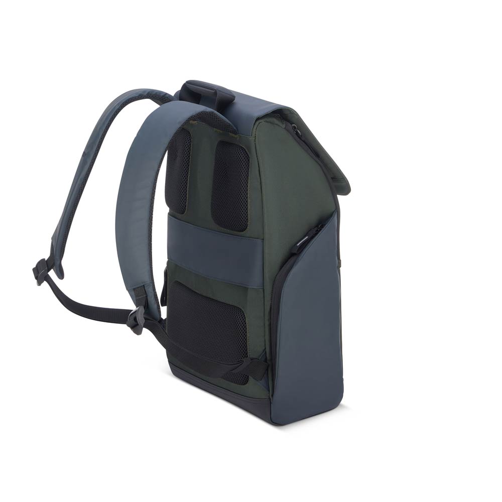 کوله پشتی لپ تاپی دلسی مدل سکیورفلپ 15.6 اینچ رنگ سبز ارتشی دلسی ایران - DELSEY PARIS SECUFLAP BACKPACK 00202061013 delseyiran