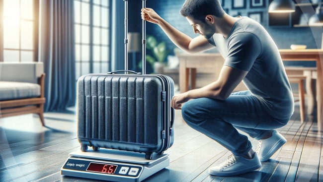 وزن چمدان خالی چقدر است؟